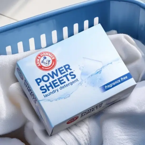Arm & Hammer Laundry Detergent Sheets - Fragrance Free - 60ct image {1}