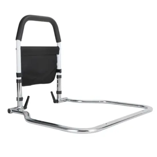 Topteng Sleep Safe Bed Rail, Foldable Safety Railing for Seniors image {6}