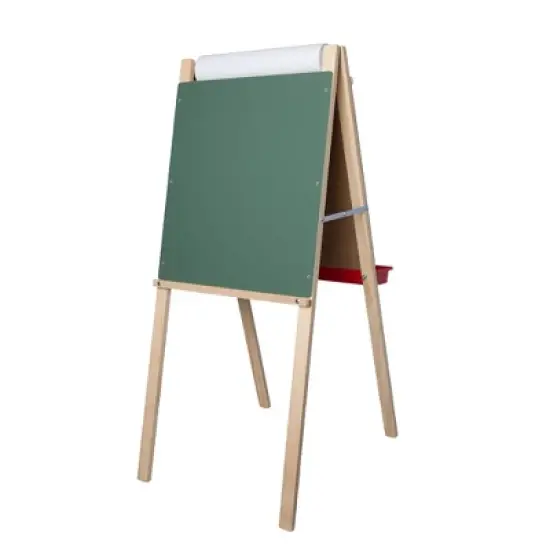 Crestline Products Double Easel Green Chalkboard & Dry Erase Board for Kids - Art Supplies & Boards image {1}