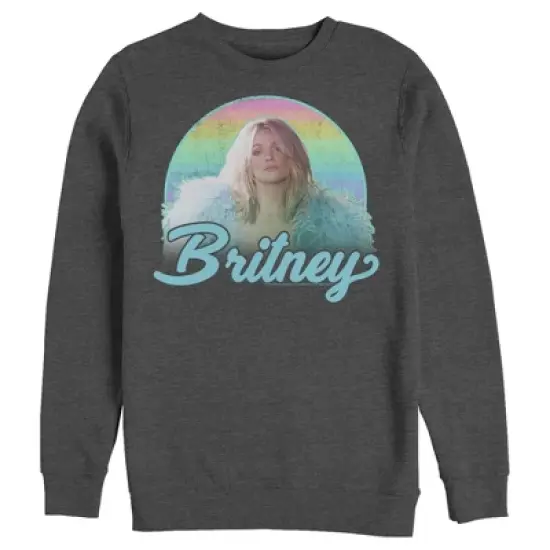 Men's Britney Spears Rainbow Star Sweatshirt image {4}