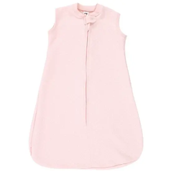 Hudson Baby Infant Girl Premium Quilted Sleeveless Sleeping Bag and Wearable Blanket, Pink Safari image {2}