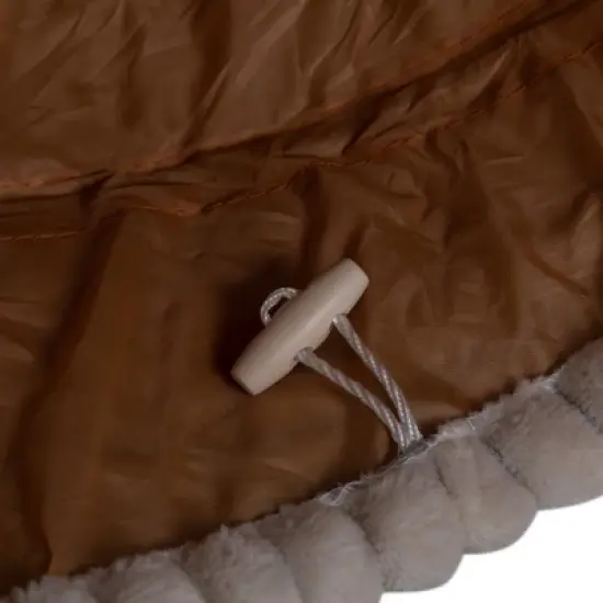 SEVOBAL Pet Toy Collapsible Cat Bed for Indoor Cats Washable Cat Hide Tunnel with Hanging Toys and Cushion Mat, Gray(41.65"*23.6"*10.6") image {3}