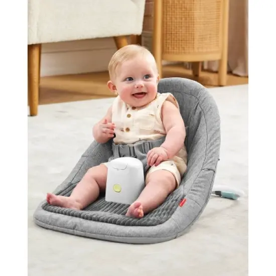 Skip Hop Baby Ergonomic Upright Activity Floor Seat with Toy - Gray image {2}