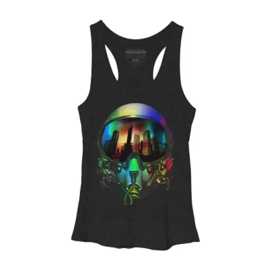 Women's Design By Humans The Pilot By clingcling Racerback Tank Top image {4}