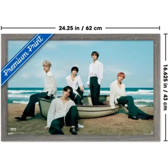Trends International TXT TOMORROW X TOGETHER - 5th Mini Album - The Name Chapter: TEMPTATION / Farewell Framed Wall Poster Prints image {2}