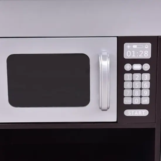 Costway Kids Cooking Pretend Play Toy Children Playset Wooden Kitchen Set Gift image {6}