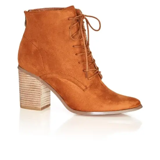 Women's Plus Size WIDE FIT Rina Boot - tan | CITY CHIC image {3}