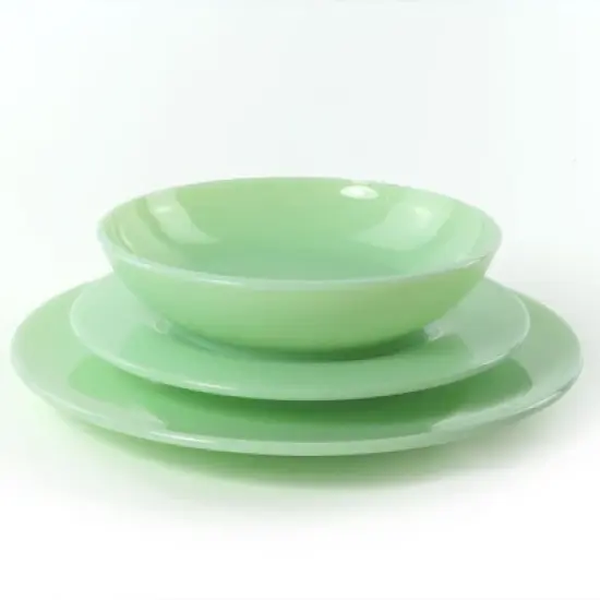 Mosser Glass 7" Bowl - Jadeite Glass image {2}