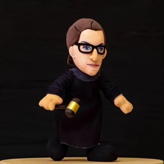 Bleacher Creatures Ruth Bader Ginsburg Historical 10" Plush Figure image {7}