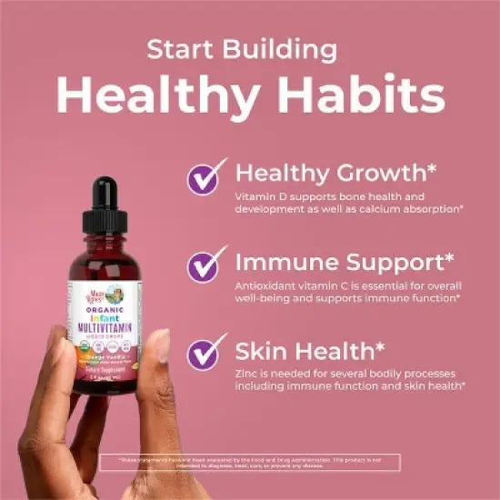 MaryRuth's Organic Infant Multivitamin with Iron Liquid Drops image {4}