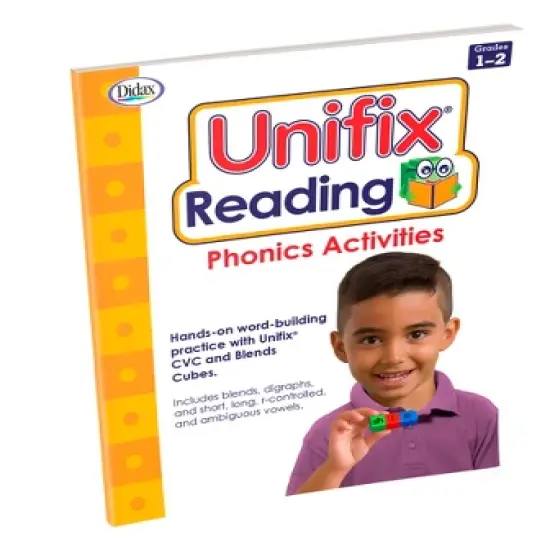 Didax Unifix Reading Phonics Activities Book, Grade 1 to 2 image {1}