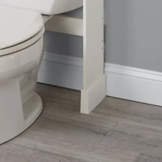 Two Door Cabinet Space Saver White - Zenna Home image {4}