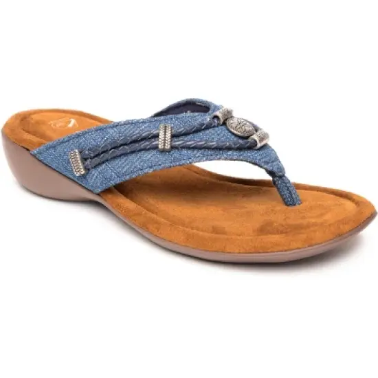 Minnetonka Women's  Silverthorne 360 Thong Sandals image {10}