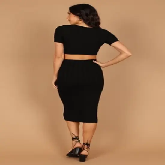 Petal and Pup Womens Ella Cable Knit Two Piece Set image {2}