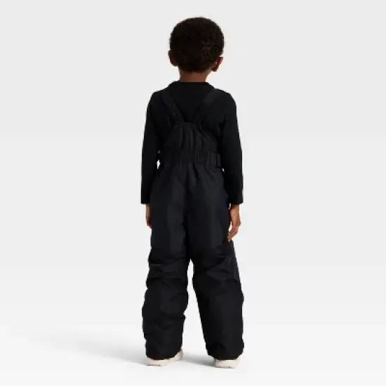 Toddler Solid Snow Bib - Cat & Jack&trade; Black image {1}