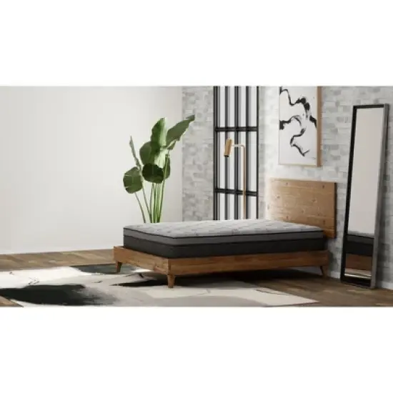 PAGED Hybrid Mattress with Pocket Coils Mattress with Knitted Fabric Top for Comfortable Sleep image {2}