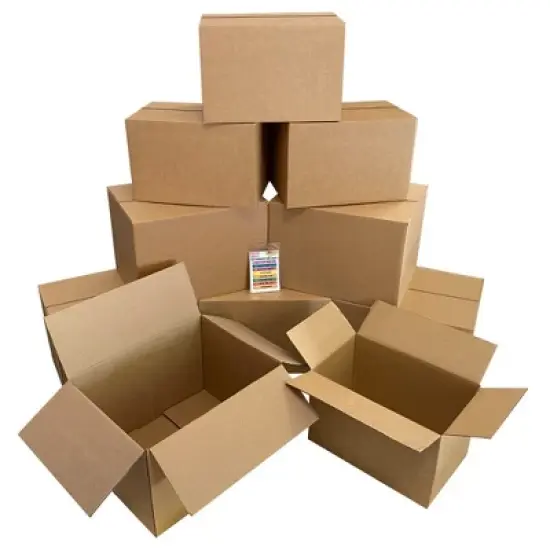 UBMOVE Moving Box Combo Pack - 4 Smalls, 6 Medium Moving Boxes, & Moving Labels image {5}