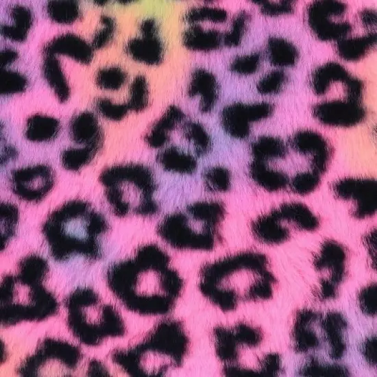 Paaaawaters Leopard plush notebook A5 diary can be used for study and office suitable for gifts for girls sweet cool style image {6}