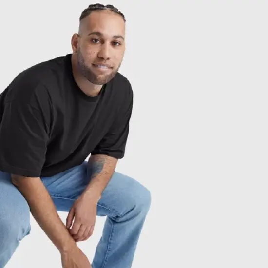 Hanes Beefy-T Men's Heavyweight Cotton T-Shirt, Value 2-Pack (Big & Tall Sizes) image {4}