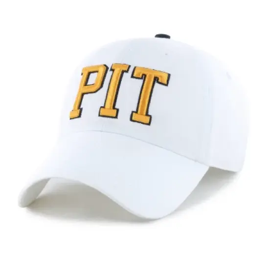 NHL Pittsburgh Penguins Adult White Clique Hat: Cotton Adjustable Baseball Cap image {4}