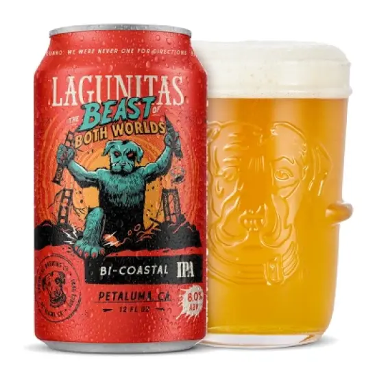 Lagunitas Beast of Both Worlds IPA Beer - 6pk/12 fl oz Cans image {2}