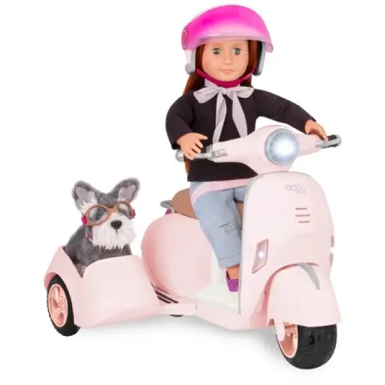 Our Generation Ride Along Scooter Vehicle Accessory Set for 18" Dolls image {4}