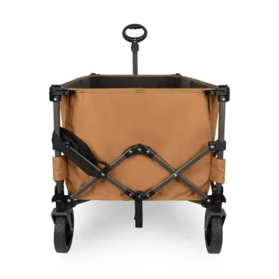 Oniva Wilderness Collapsible Outdoor Folding Wagon - Brown/Gray image {3}
