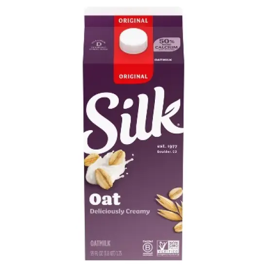 Silk Original Oat Milk - 59 fl oz image {6}