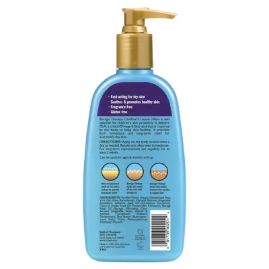 ShiKai Borage Therapy Children's Body Lotion Unscented - 8 fl oz image {1}