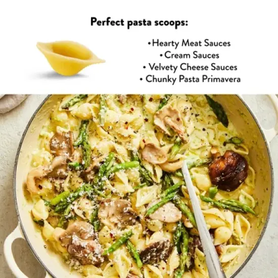 DeLallo Conchiglie Pasta Shells, 16 oz Bag, (4 Pack) image {2}