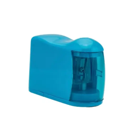 X-ACTO Buzz Battery Powered Pencil Sharpener Blue: Electric Handheld Sharpener for Kids, Requires 4 AA Batteries image {4}