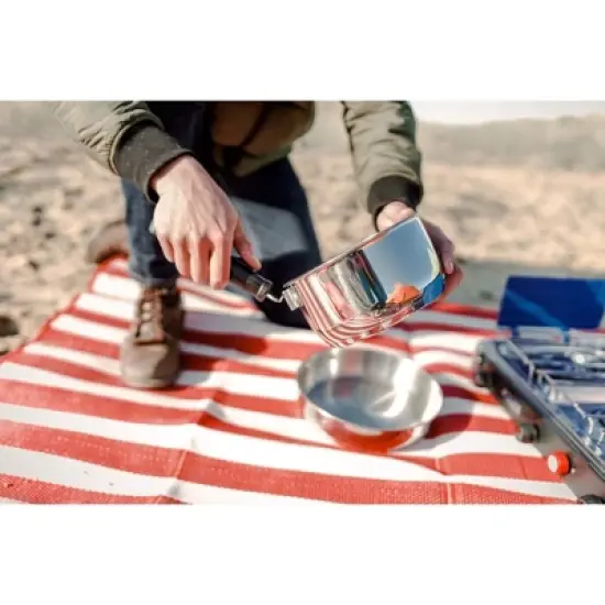 Stansport 7 Piece Stainless Steel Clad Cook Set image {12}