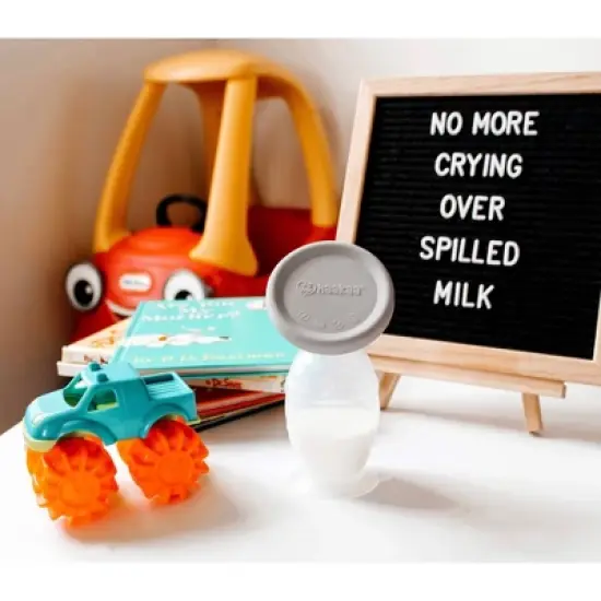 haakaa Breast Pump with Suction Base and Gray Leak-Proof Cap - 5oz image {3}