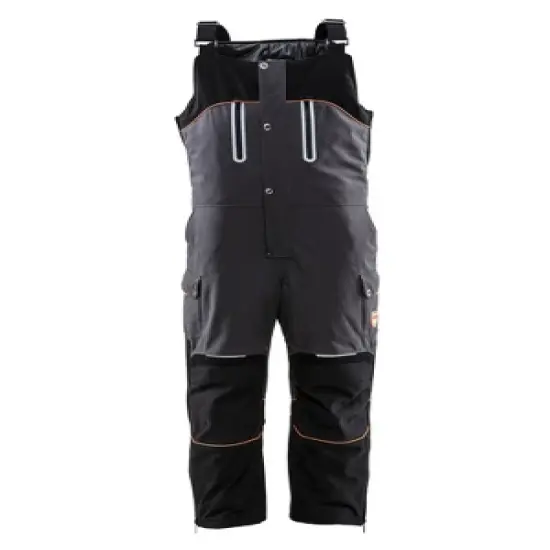 RefrigiWear Men's PolarForce Warm Insulated Bib Overalls with Performance Flex image {7}