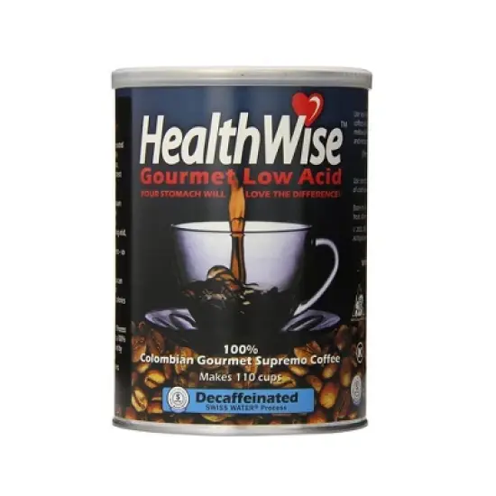 HealthWise Low Acid Decaf Ground Coffee image {2}