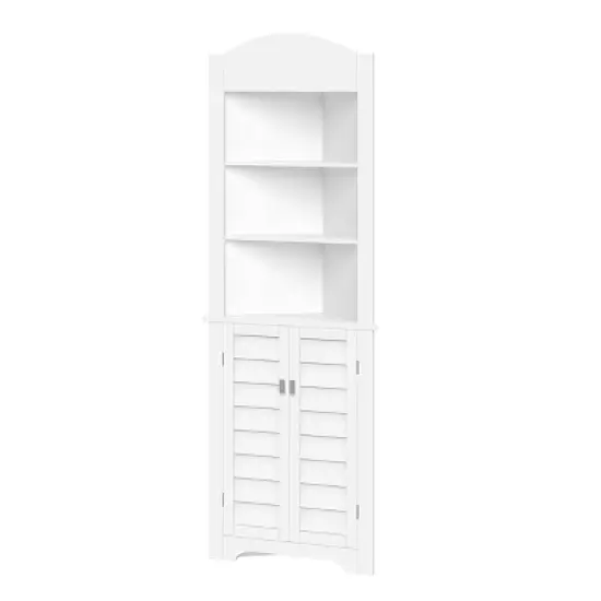 Brookfield Tall Corner Cabinet White - RiverRidge Home image {11}