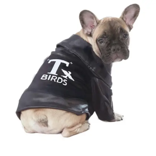 Grease T-Birds Jacket Pet Costume, Small image {1}