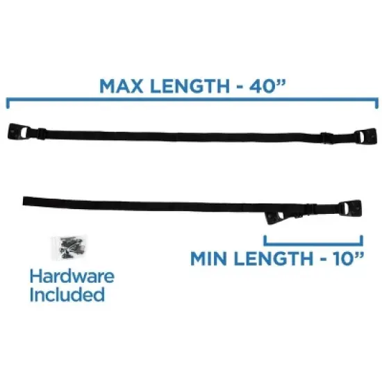 Mount-It! Safety Straps For TV, Furniture, Bookcase and TV Stands | Anti-Tip Strap Television Anchor Kit | For Baby Proofing, Earthquake Protection image {3}