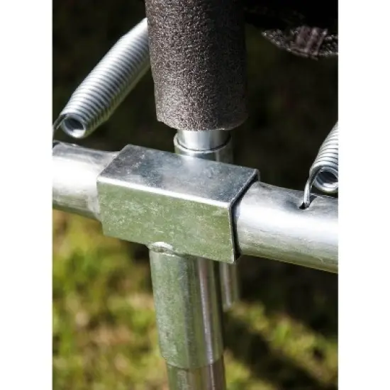 JumpKing 10 Foot Outdoor Trampoline  78sqft & Safety Net Enclosure, Blue JK10VC1 image {4}