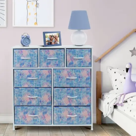 Sorbus Drawer Dresser for Bedroom Home Blue image {1}