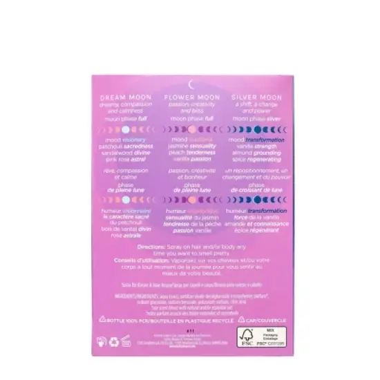 Pacifica Moon Mood Hair & Body Mist - 3ct - 2 fl oz image {2}