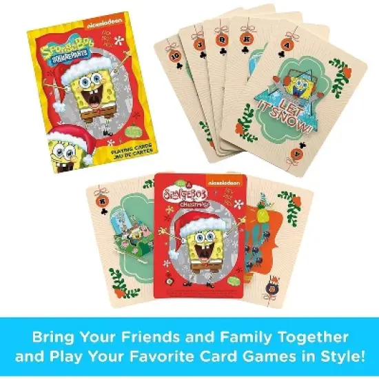 Aquarius Puzzles SpongeBob SquarePants Holidays Playing Cards image {1}
