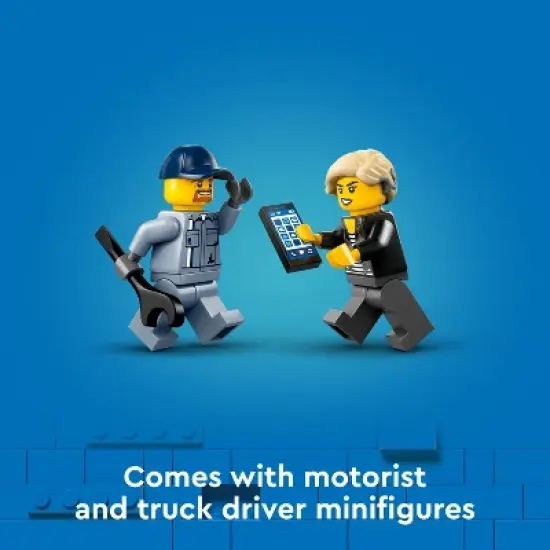 LEGO City Tow Truck and Sports Car Repair Toy for Pretend Play 60435 image {3}