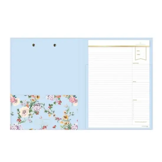Day Designer Matte Lam Clipfolio Springtime Blue image {4}