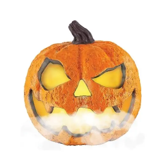 Misting Pumpkin Halloween Decoration image {1}