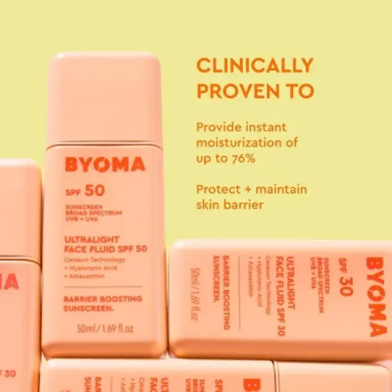 BYOMA Liquid Face Fluids - SPF 50 - 1.69fl oz image {3}
