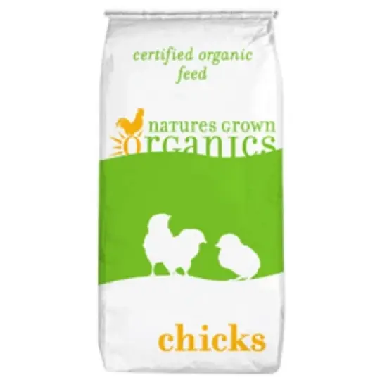 Natures Grown Organic Poultry Chick Starter 19% Layer Mash - 40 Lbs image {1}