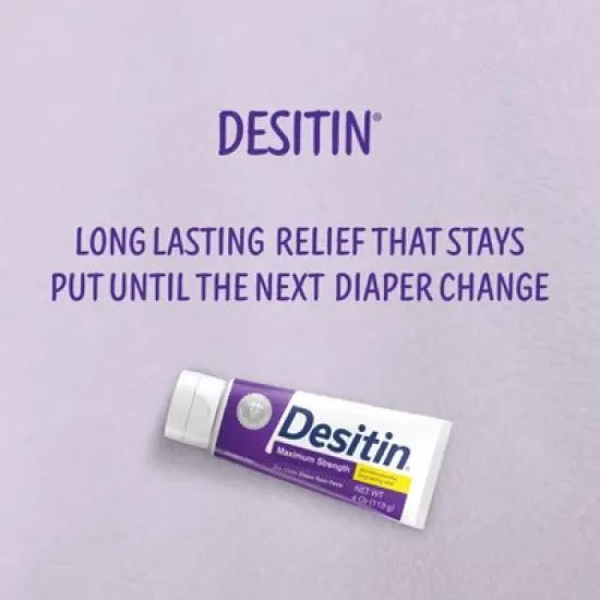 Desitin Maximum Strength Baby Diaper Rash Cream with Zinc Oxide - 4oz image {1}