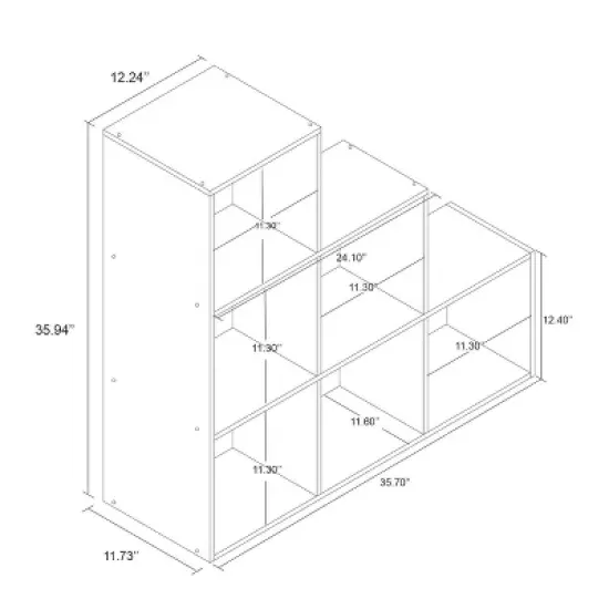 11" 3-2-1 Cube Organizer Shelf - Room Essentials image {5}