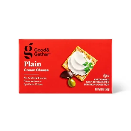 Plain Block Cream Cheese Bar - 8oz - Good & Gather&trade; image {5}